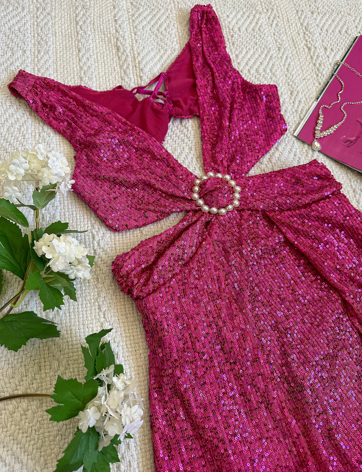 Pretty Woman Fuchsia Dress