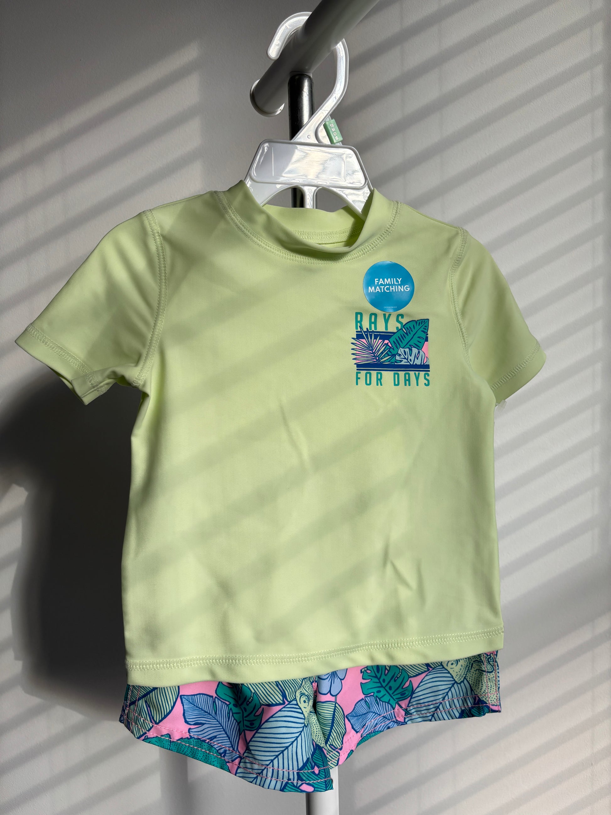 Vestido de Baño Verde Tropical – Carter’s (2 Piezas)