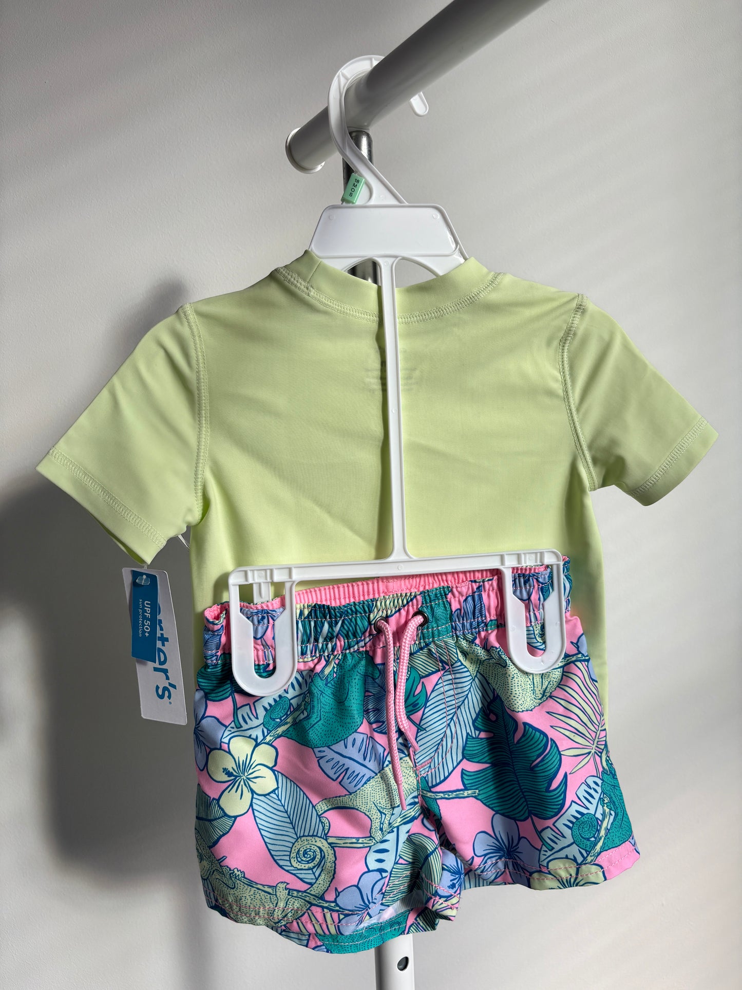 Vestido de Baño Verde Tropical – Carter’s (2 Piezas)