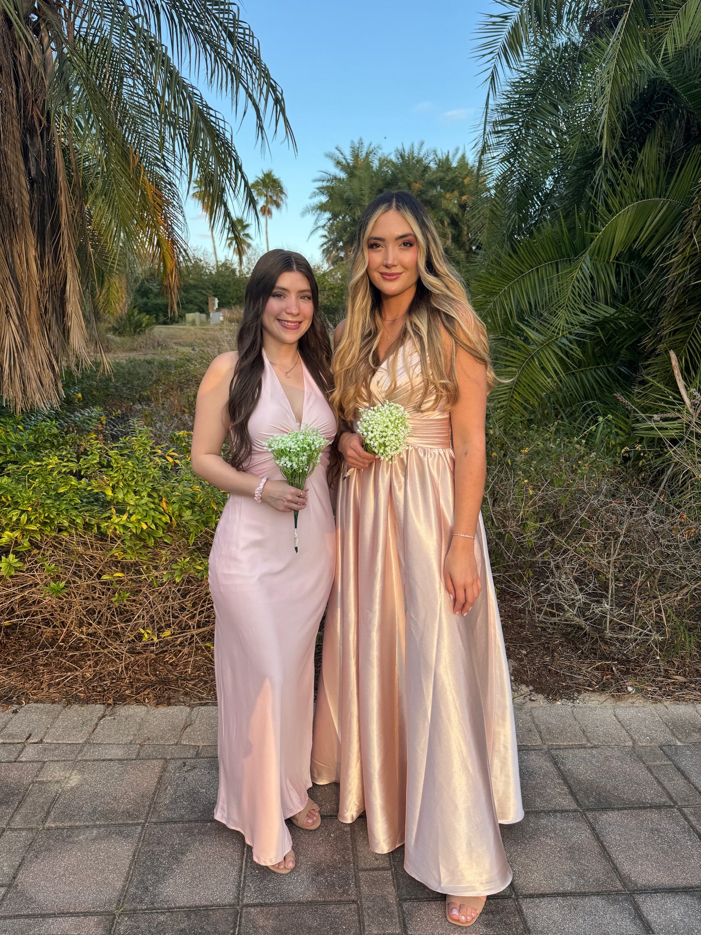 Blush Harmony Halterneck Maxi Dress