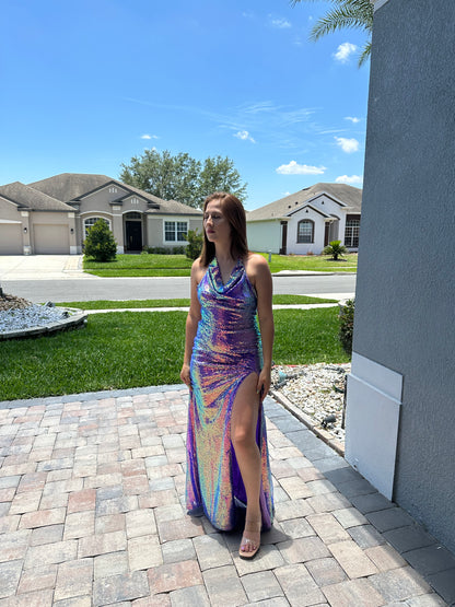 Purple Haze Gown Maxi Dress