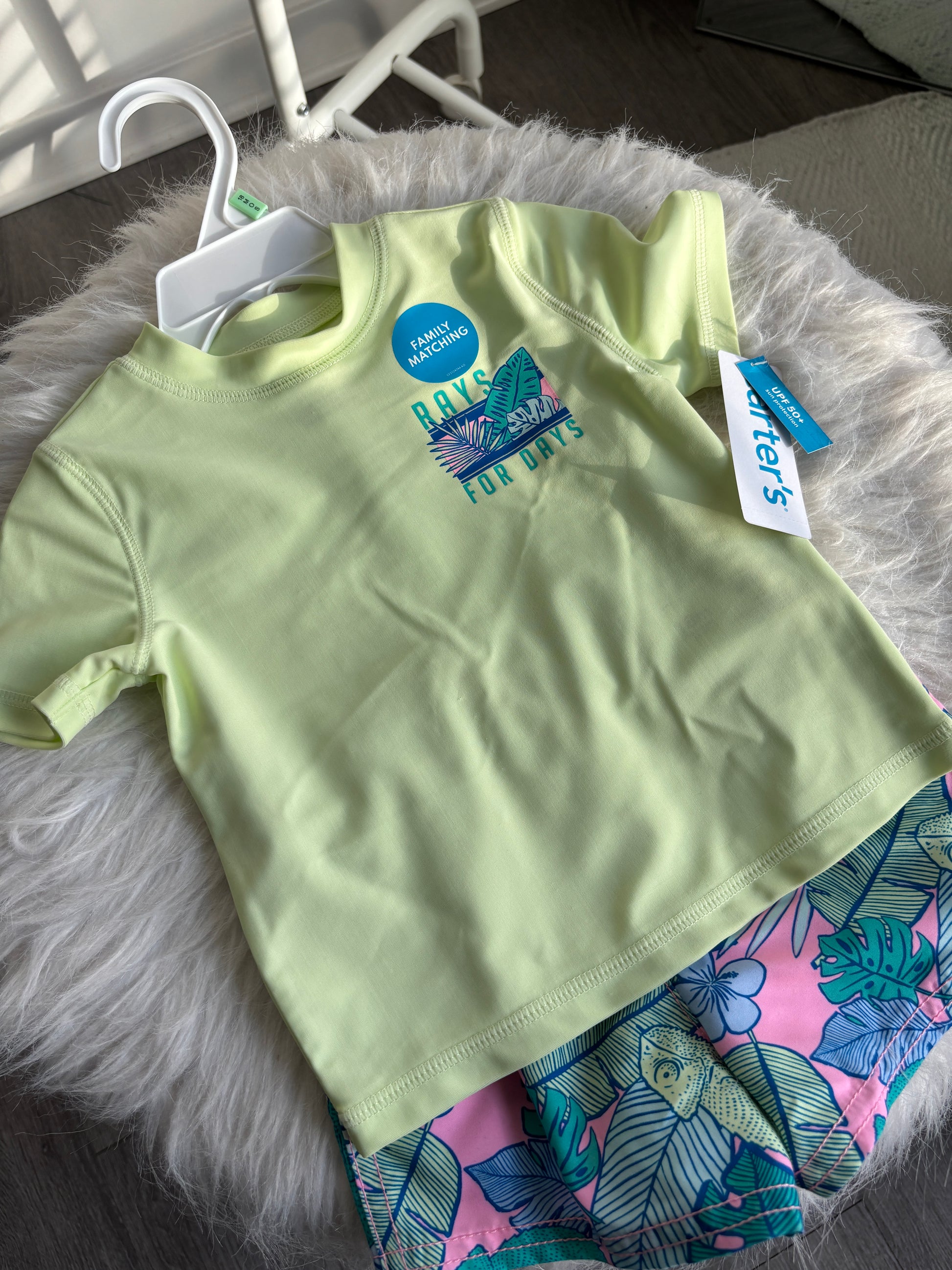 Vestido de Baño Verde Tropical – Carter’s (2 Piezas)