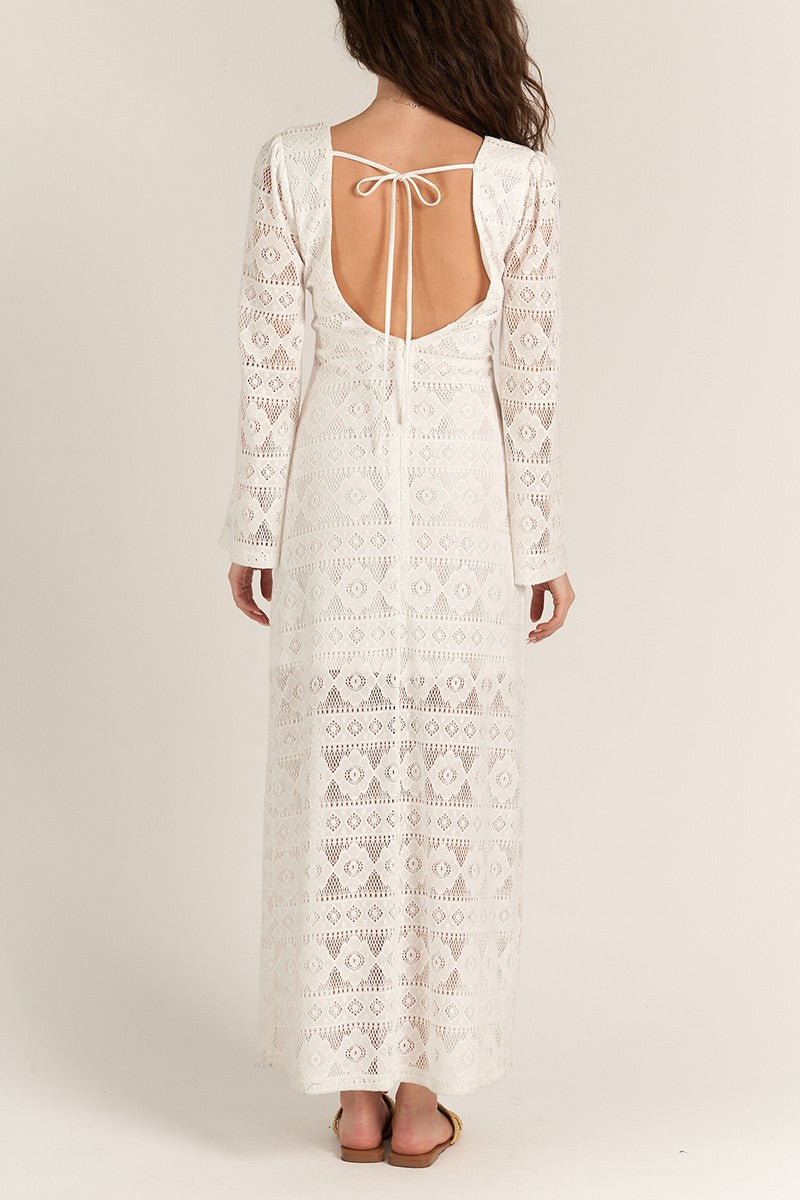 Lily Lace Long Sleeve Maxi Dress