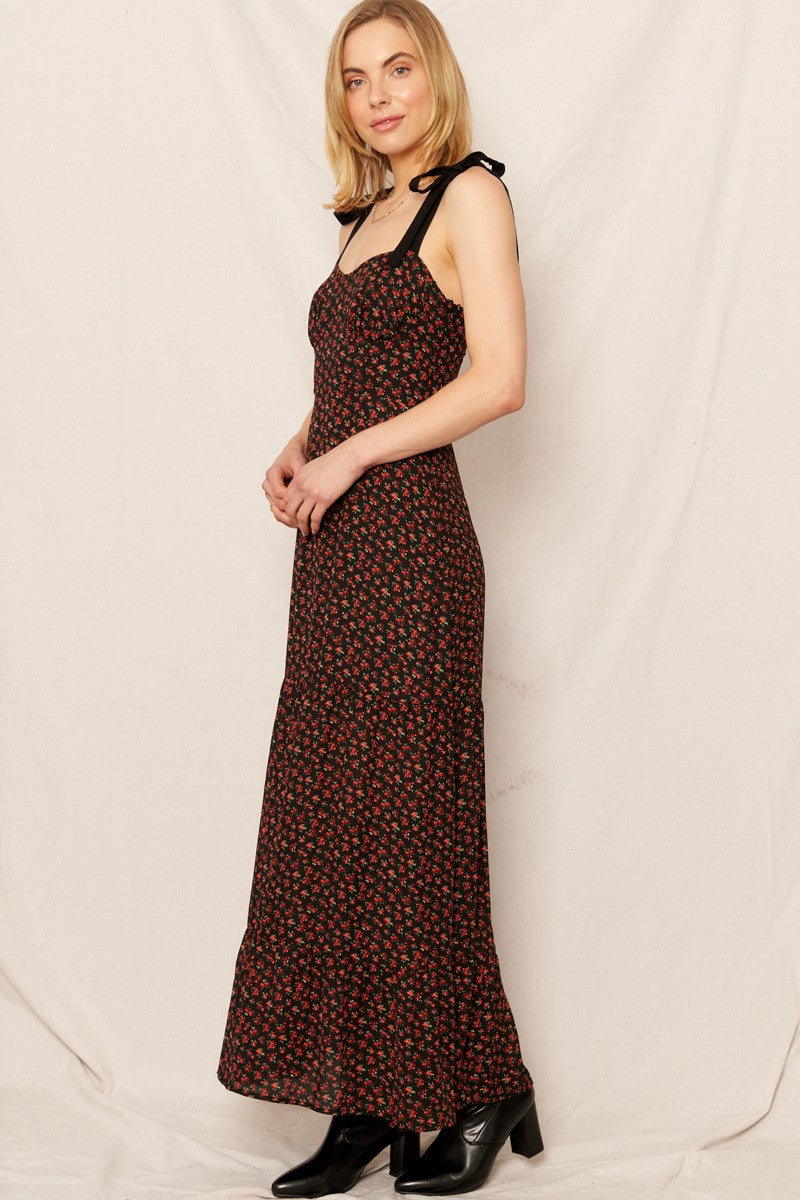 Scarlett Rose Sweetheart Maxi Dress