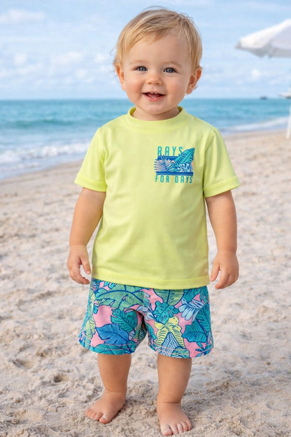 Vestido de Baño Verde Tropical – Carter’s (2 Piezas)